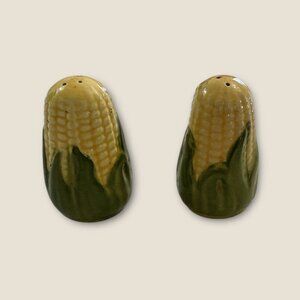 Vintage Shawnee Corn Salt & Pepper Shakers 3" Tall Farmhouse Cottage Style Ceram